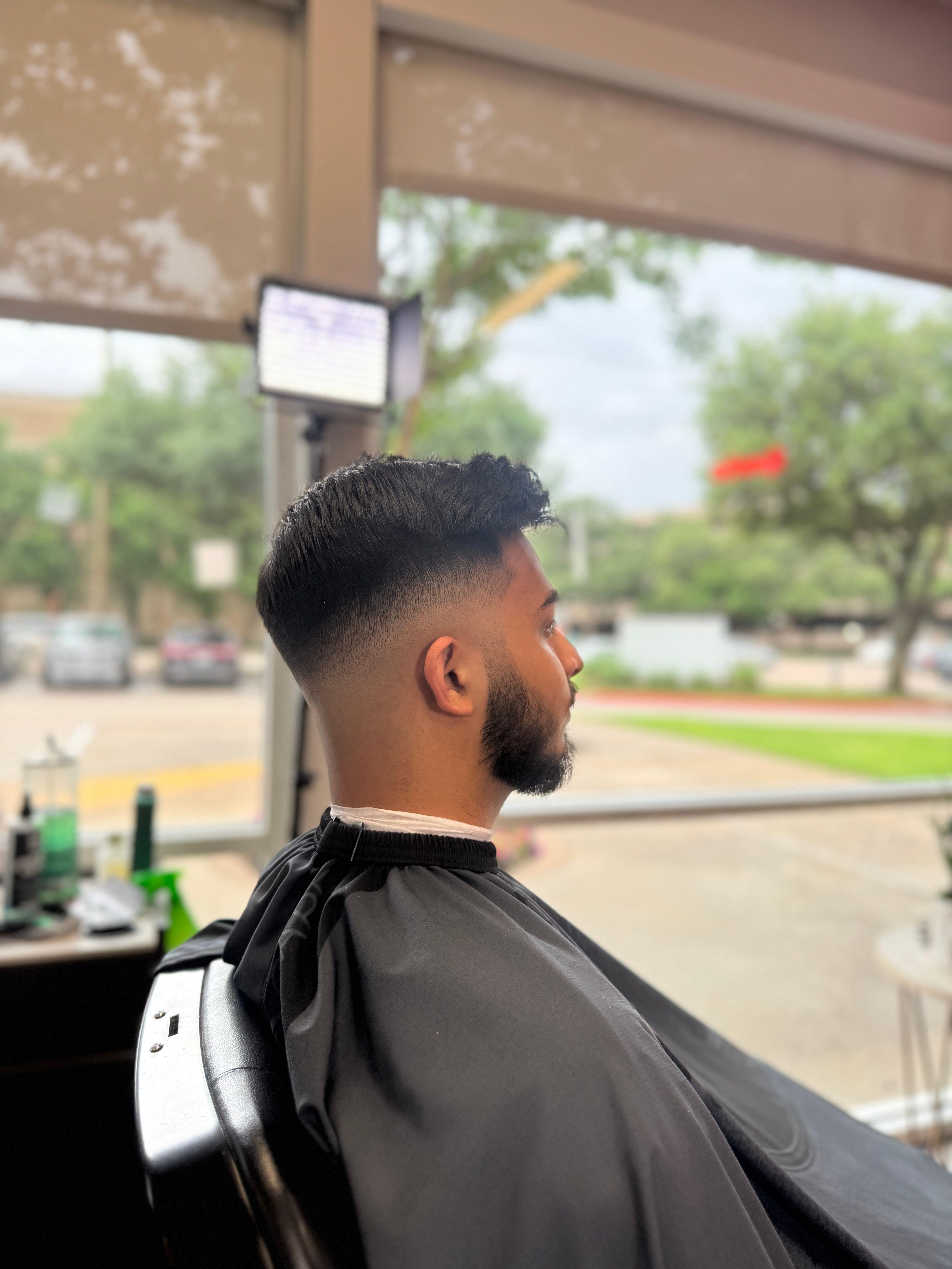 A finished skin fade